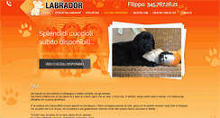 Desktop Screenshot of labradorcuccioli.it